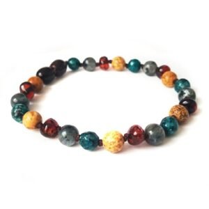 Pulsera bebé mano/tobillo Alineación de Alegría y Vitalidad 13.5 cm