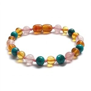 Pulsera bebé mano/tobillo Balance Orgánico Miel de 13.5 cm